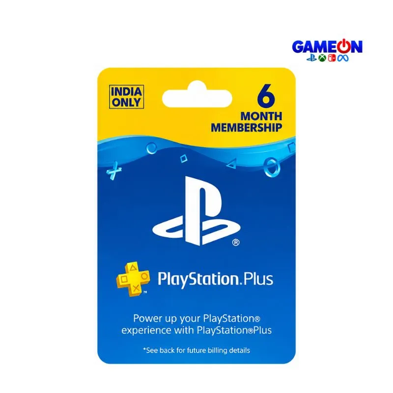 PS PLUS INDIA MEMBERSHIP FOR 6 MONTH'S