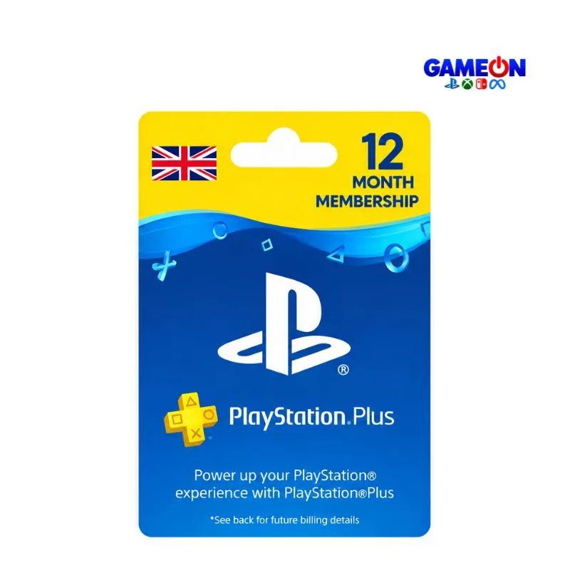 PS PLUS UK MEMBERSHIP FOR 1 YEAR